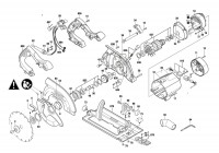 Bosch 3 603 E02 001 PKS 66 AF Circular hand saw Spare Parts